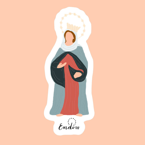 Our Lady, Queen of Heaven Sticker